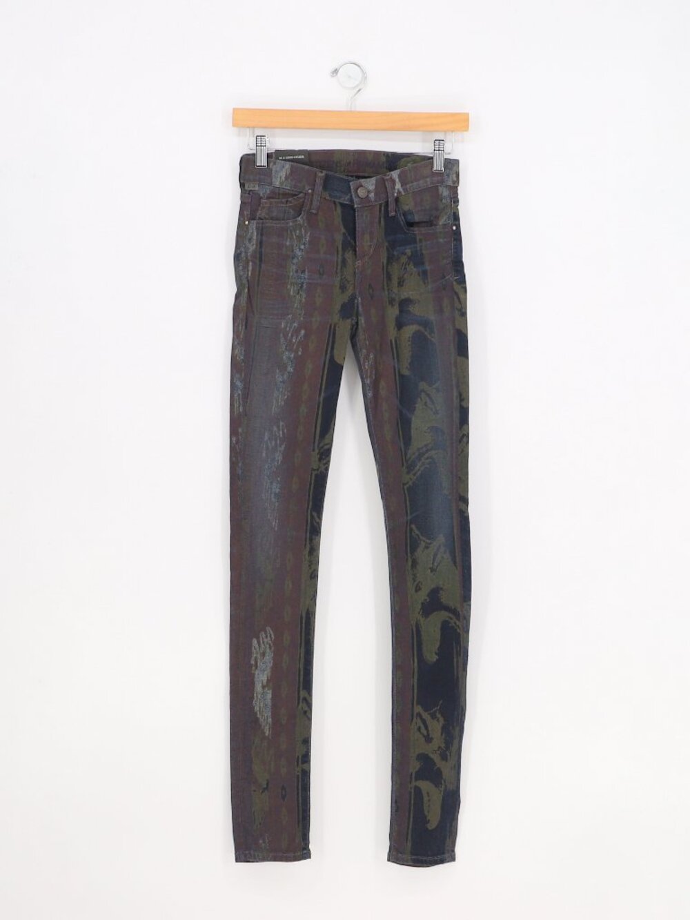 NWT CITIZENS OF HUMANITY Avedon Skinny Leg Low Rise Jeans Multi Color Size 24